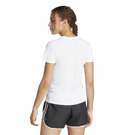 Adidas Adizero Running T-Shirt Womens Бяло Атлетика