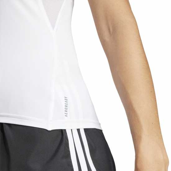 Adidas Adizero Running T-Shirt Womens Бяло Атлетика