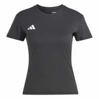 Adidas Adizero Running T-Shirt Womens Черно Атлетика