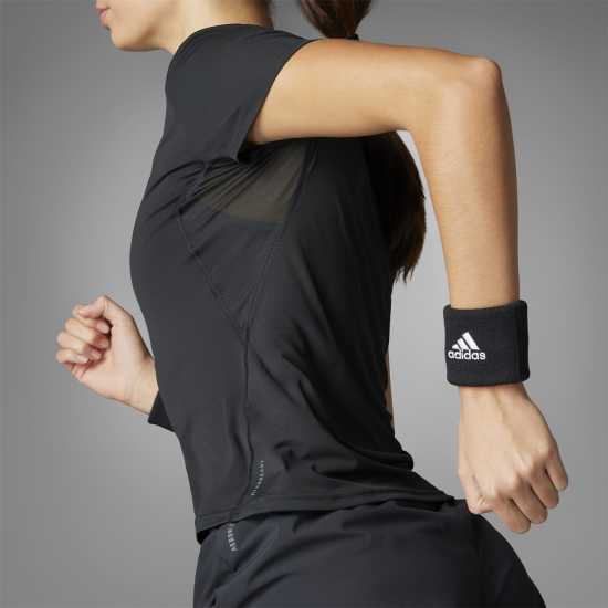 Adidas Adizero Running T-Shirt Womens Черно Атлетика