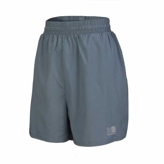 Тъкани Дамски Гащета Karrimor Running Woven Shorts Ladies Бурно синьо Дамски клинове за фитнес