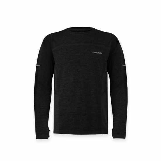 Karrimor X Sl Ls Tee Sn00 Черно марл Атлетика