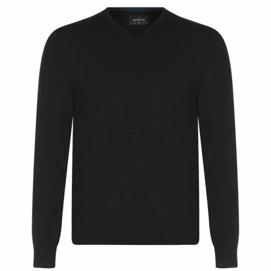 Howick Merino V Neck Jumper Черно 