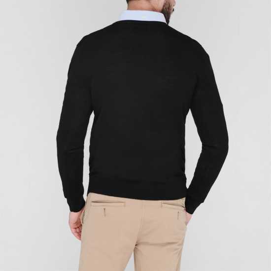 Howick Merino V Neck Jumper Черно 