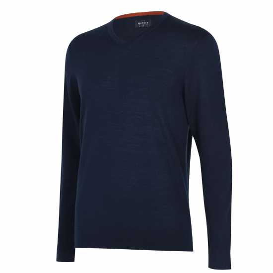 Howick Merino V Neck Jumper Морска синьо 