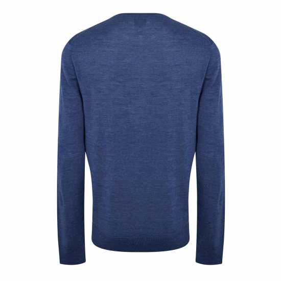 Howick Merino V Neck Jumper Деним 