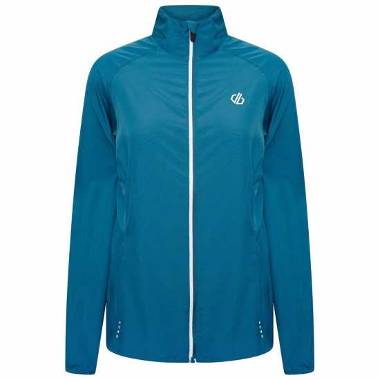 Дамско Яке Dare 2B 2B Resilient Lightweight Full Zip Windshell Running Jacket Womens DragonflyStr Дамски грейки