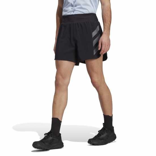 Adidas Terrex Agravic Trail Running Shorts Черно Атлетика