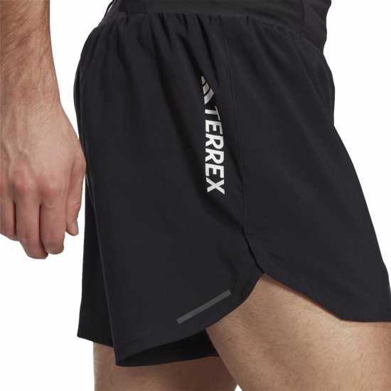 Adidas Terrex Agravic Trail Running Shorts Черно Атлетика