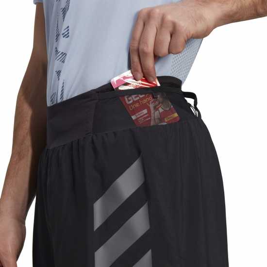 Adidas Terrex Agravic Trail Running Shorts Черно Атлетика