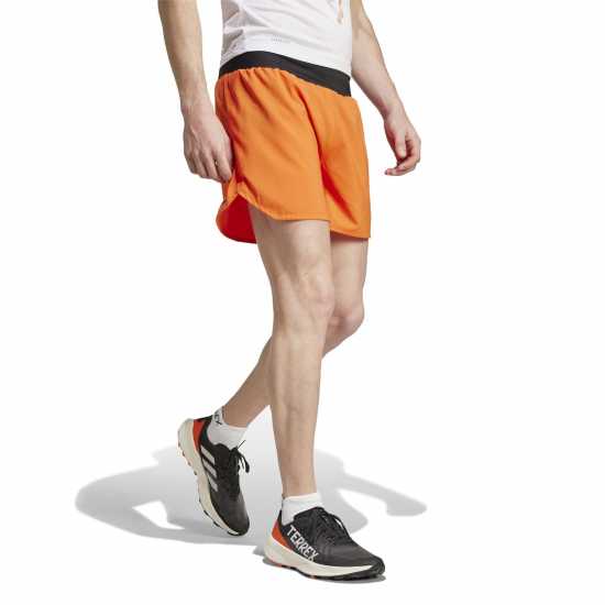 Adidas Terrex Agravic Trail Running Shorts Отражащ оранжев Атлетика