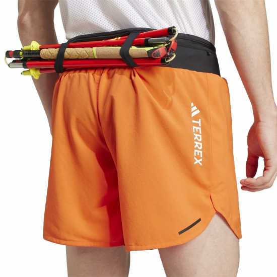 Adidas Terrex Agravic Trail Running Shorts Отражащ оранжев Атлетика