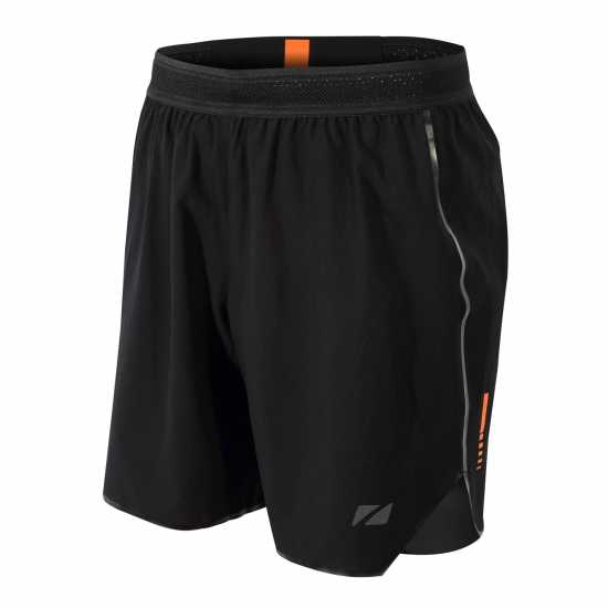 Zone3 Phantom 7” Lightweight Run Shorts Черно/Сиво Мъжко облекло за едри хора