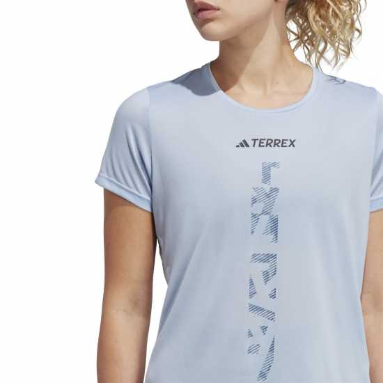 Adidas Terrex Agravic Trail Running T-Shirt Womens Top  Атлетика