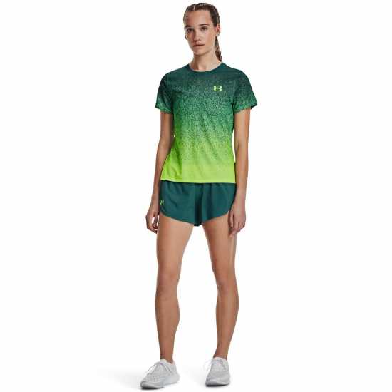 Under Armour Rush C Ss Tee Ld99 Зелено Атлетика