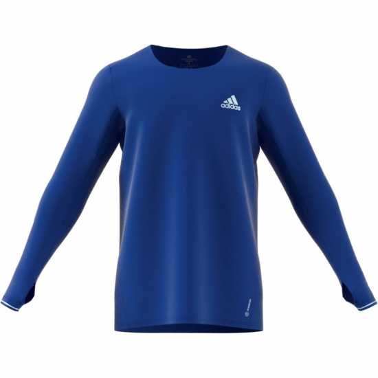 Adidas Мъжко Горнище За Бягане Fast Long Sleeve Running Top Mens  Мъжки ризи