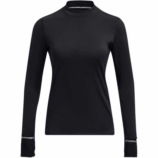 Under Armour Дамско Горнище За Бягане Armour Ua Qualifier Cold Ls Running Top Womens Black/Reflect Атлетика