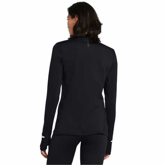 Under Armour Дамско Горнище За Бягане Armour Ua Qualifier Cold Ls Running Top Womens Black/Reflect Атлетика