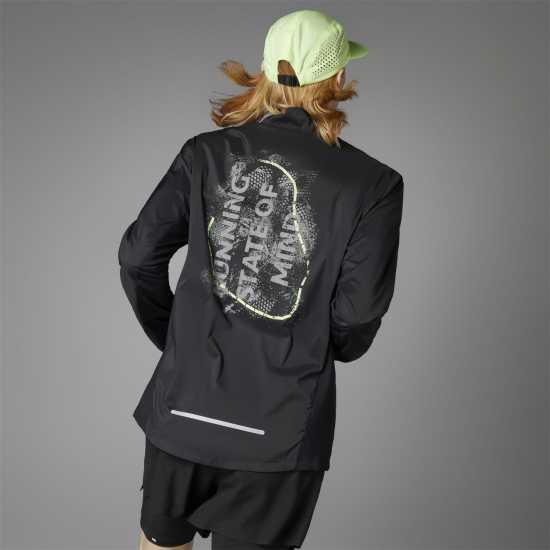 Adidas Мъжко Яке За Бягане Ult Print Jkt Running Jacket Mens  Атлетика