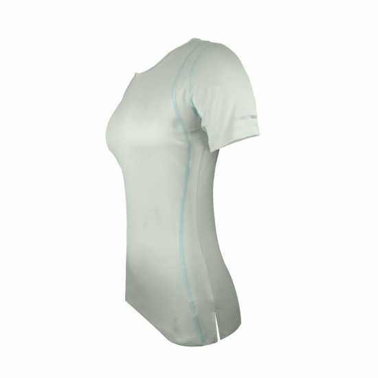 Дамска Тениска Karrimor Short Sleeve Polyester T Shirt Ladies Ледено зелено Атлетика