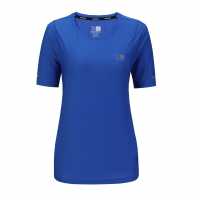 Дамска Тениска Karrimor Short Sleeve Polyester T Shirt Ladies Черни малини Атлетика