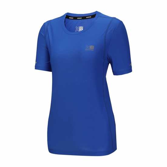 Дамска Тениска Karrimor Short Sleeve Polyester T Shirt Ladies Черни малини Атлетика