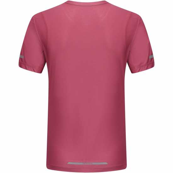 Дамска Тениска Karrimor Short Sleeve Polyester T Shirt Ladies Розово лилаво Атлетика