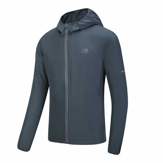 Мъжко Яке За Бягане Karrimor Run Jacket Mens Бурно синьо Мъжки грейки