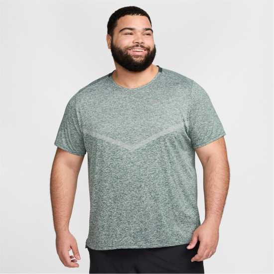 Nike Dri-FIT Rise 365 Men's Short-Sleeve Running Top Винтажно зелено Мъжки ризи