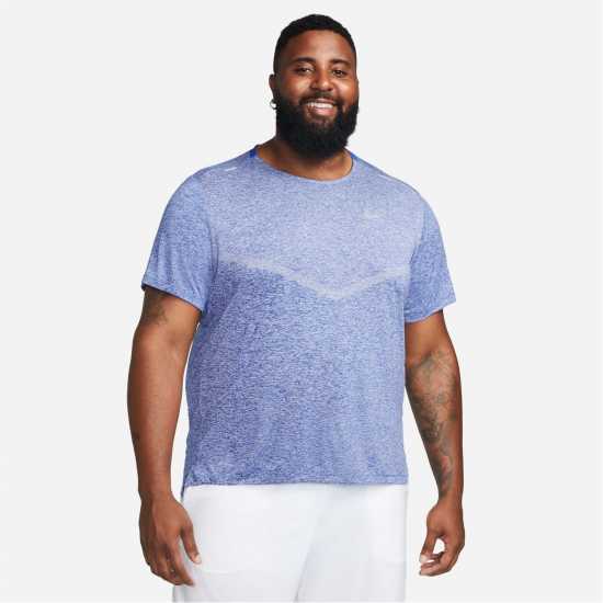 Nike Dri-FIT Rise 365 Men's Short-Sleeve Running Top Game Royal Мъжки ризи