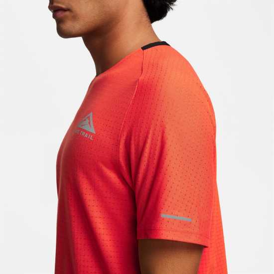 Nike Dri-FIT Trail Men's Short-Sleeve Trail Running Top Космическа глина Атлетика