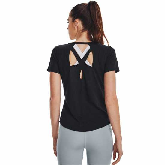 Under Armour Дамско Горнище За Бягане Armour Streaker Deco Diamond Ss Running Top Womens  Атлетика