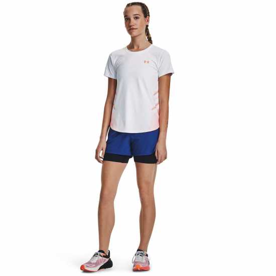 Under Armour Дамско Горнище За Бягане Armour Ua Iso-Chill Laser Tee Ii Running Top Womens Бяло/Отразяване Атлетика