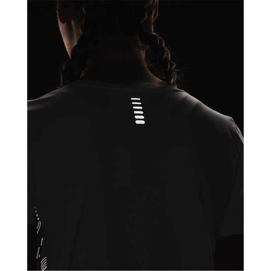 Under Armour Дамско Горнище За Бягане Armour Ua Iso-Chill Laser Tee Ii Running Top Womens Бяло/Отразяване Атлетика