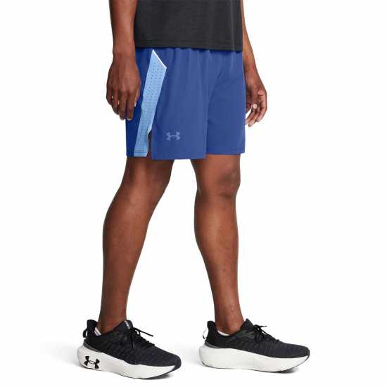 Under Armour Launch Elite 7'' Shorts Mens Техно синьо Атлетика