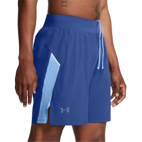 Under Armour Launch Elite 7'' Shorts Mens Техно синьо Атлетика