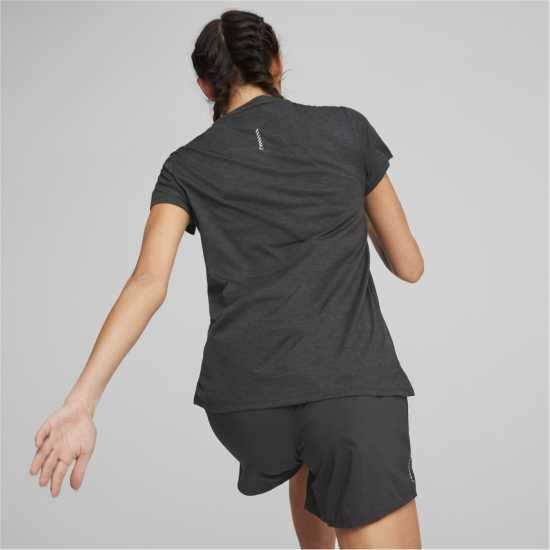 Puma Дамско Горнище За Бягане Run Favorite Heather Ss Tee W Running Top Womens  Атлетика