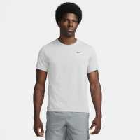 Nike Мъжко Горнище За Бягане Drifit Miler Running Top Mens Grey Fog Атлетика