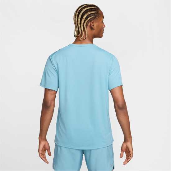 Nike Мъжко Горнище За Бягане Drifit Miler Running Top Mens Деним Турк Атлетика