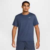 Nike Мъжко Горнище За Бягане Drifit Miler Running Top Mens Thunder Blue Атлетика