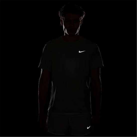 Nike Мъжко Горнище За Бягане Drifit Miler Running Top Mens Джейд Хоризонт Атлетика