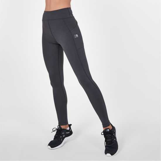 Karrimor Run Tights Womens Угъл Дамски клинове за фитнес