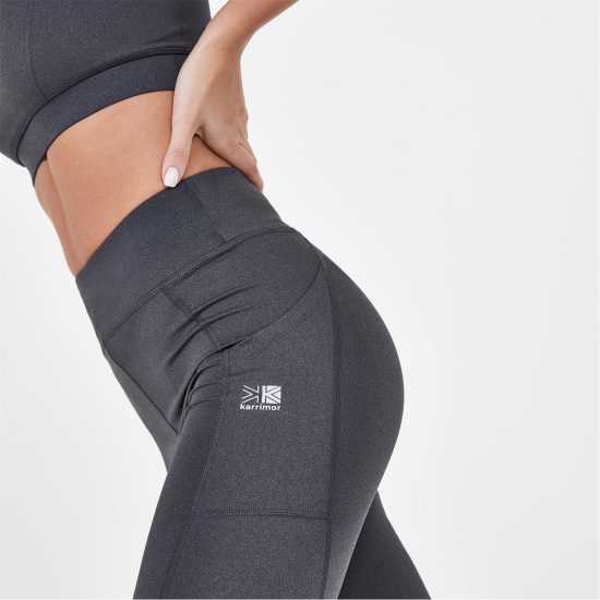 Karrimor Run Tights Womens Угъл Дамски клинове за фитнес