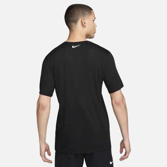 Nike Rise 365 Run Energy Men's Short-Sleeve Running Top Черно/Бяло Атлетика