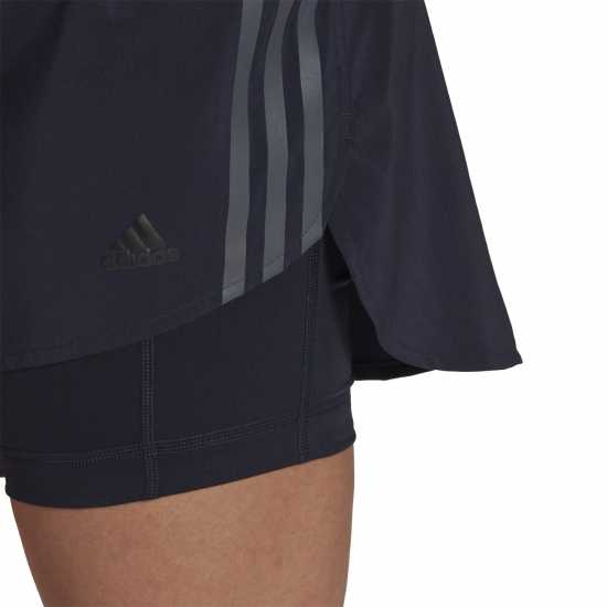 Adidas Run Icons 3-Stripes Running Skort Womens  Дамски клинове за фитнес