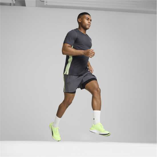 Puma Мъжко Горнище За Бягане Run Favorite Velocity Tee Running Top Mens Галактически Атлетика