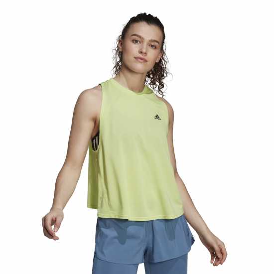 Adidas Дамски Потник Run Icons 3 Bar Tank Top Womens Running Vest  Потници за бягане