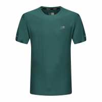 Мъжка Тениска Karrimor Run Short Sleeve T Shirt Mens Синьо-зелено Атлетика