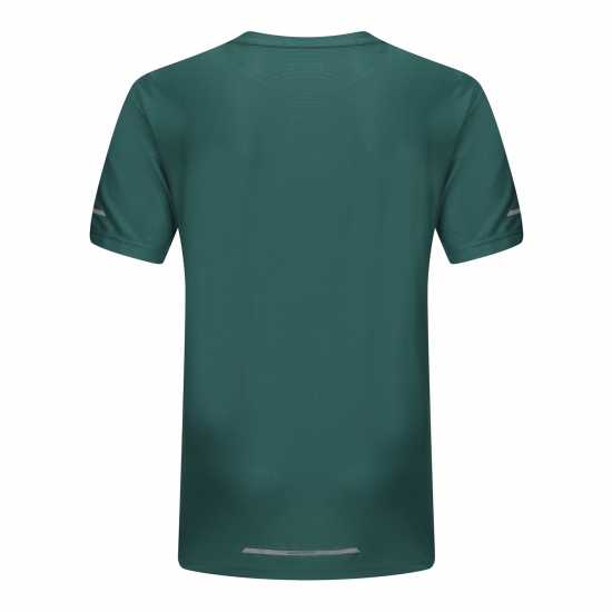 Мъжка Тениска Karrimor Run Short Sleeve T Shirt Mens Синьо-зелено Атлетика