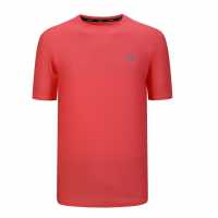 Мъжка Тениска Karrimor Run Short Sleeve T Shirt Mens Мандарин Мъжко облекло за едри хора